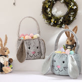 Plush Rabbit Bucket, Children's Candy Bag, Hand-held Gift Bag